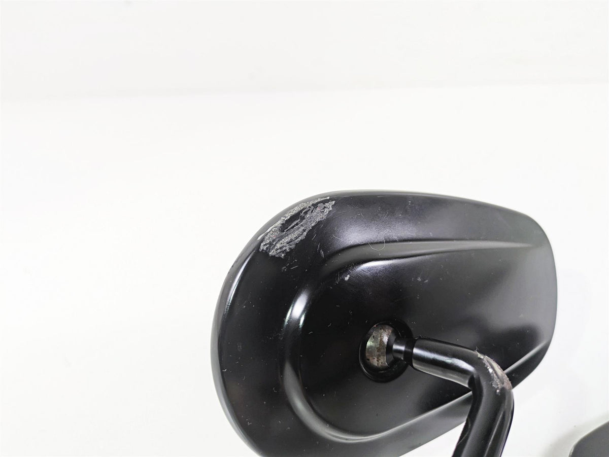 2014 Harley FXDF Dyna Fat Bob Rear View Mirror Set Black 91909-03B 91910-03B {{ shop.shopifyCountryName }} - Mototech271