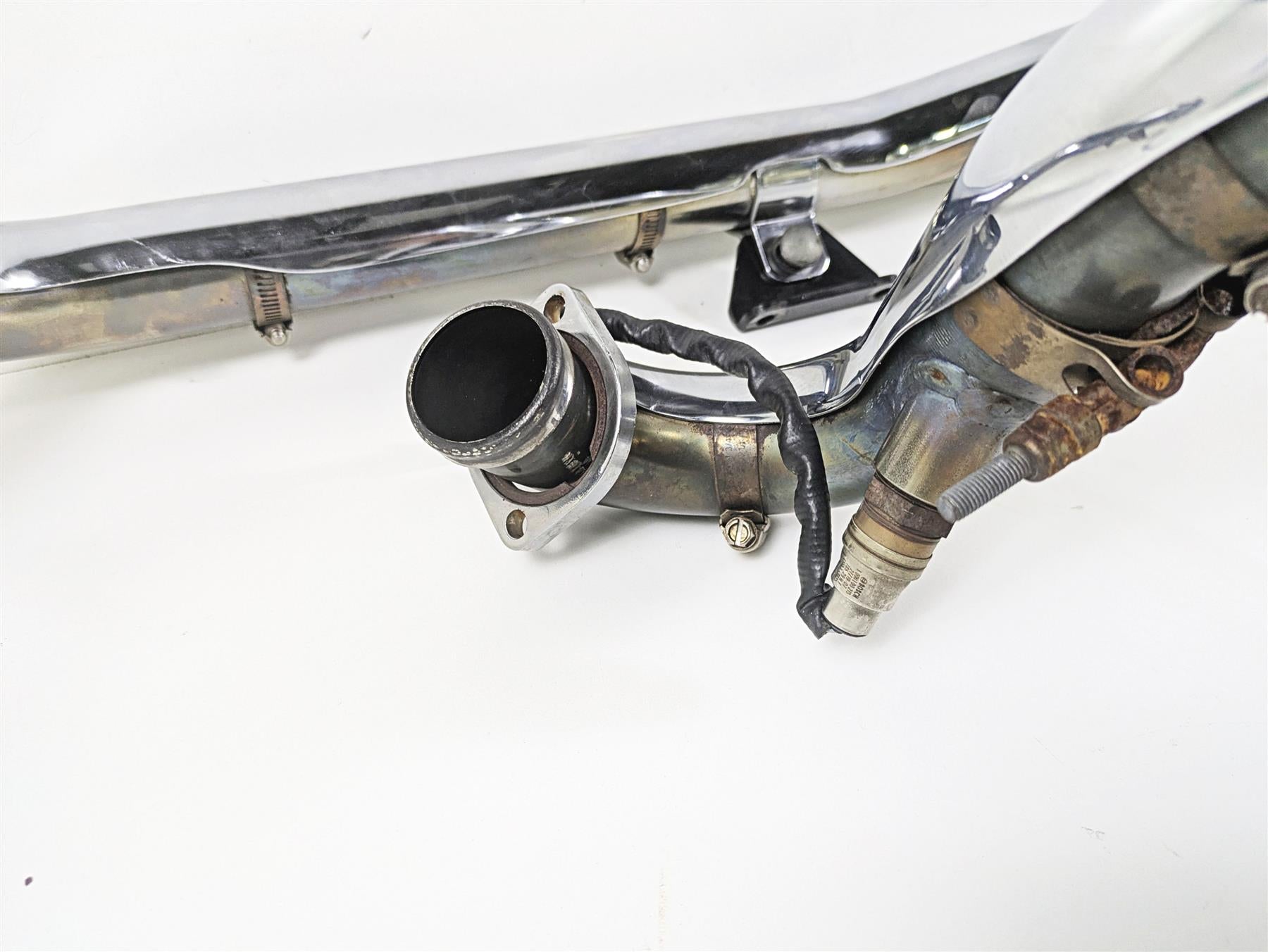 2007 Harley Touring FLHRSE CVO Road King Bassani True Duals Header & Slip On Muffler Exhaust Set 11215A {{ shop.shopifyCountryName }} - Mototech271