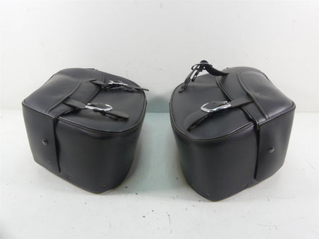 2014 Harley FXDL Dyna Low Rider Oem Leather Saddle Bag & Blinker Set 90369-06 {{ shop.shopifyCountryName }} - Mototech271