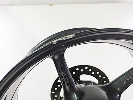 2012 Triumph Daytona 675 17x5.5 Rear Wheel Rim Graphite T2010842 {{ shop.shopifyCountryName }} - Mototech271