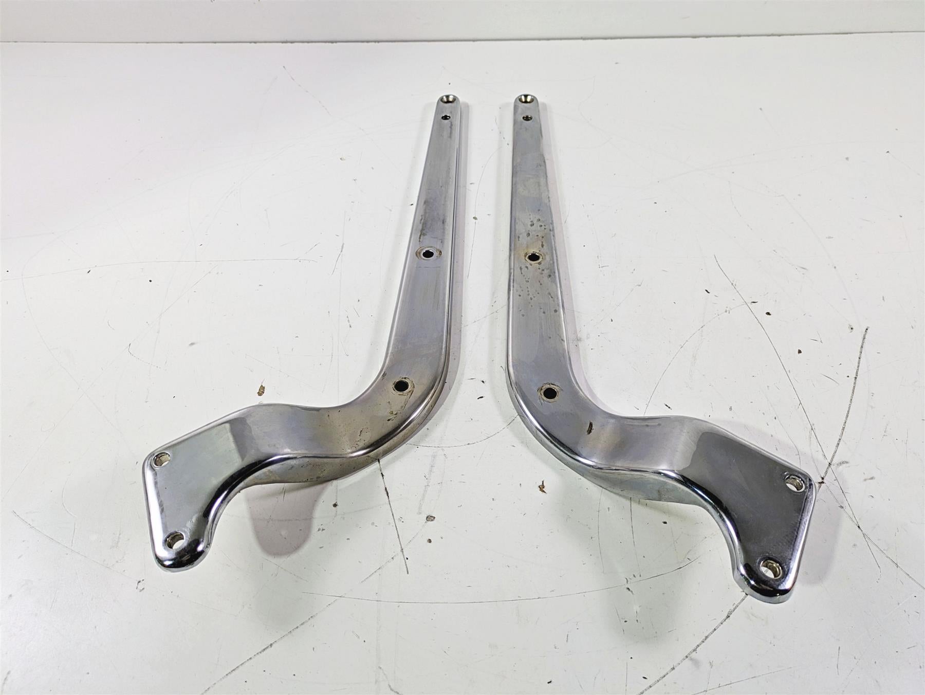 1992 Harley FLSTC Softail Heritage Rear Fender Chrome Braces - Read 59969-86A | Mototech271