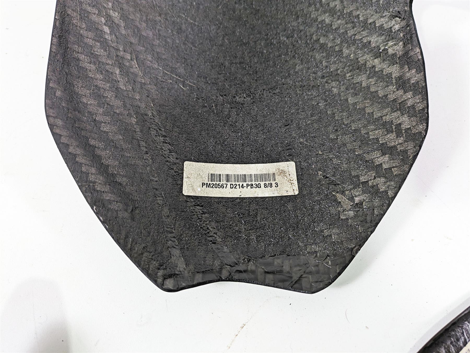 2009 Ducati Multistrada 1100 S Rear Carbon Fiber Fender Chain Guard Set PM20567 {{ shop.shopifyCountryName }} - Mototech271