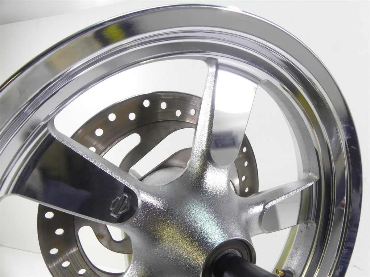 2014 Harley Sportster XL1200 C Nice Front 16x3 Wheel Rim 5 Spoke 55018-11 {{ shop.shopifyCountryName }} - Mototech271