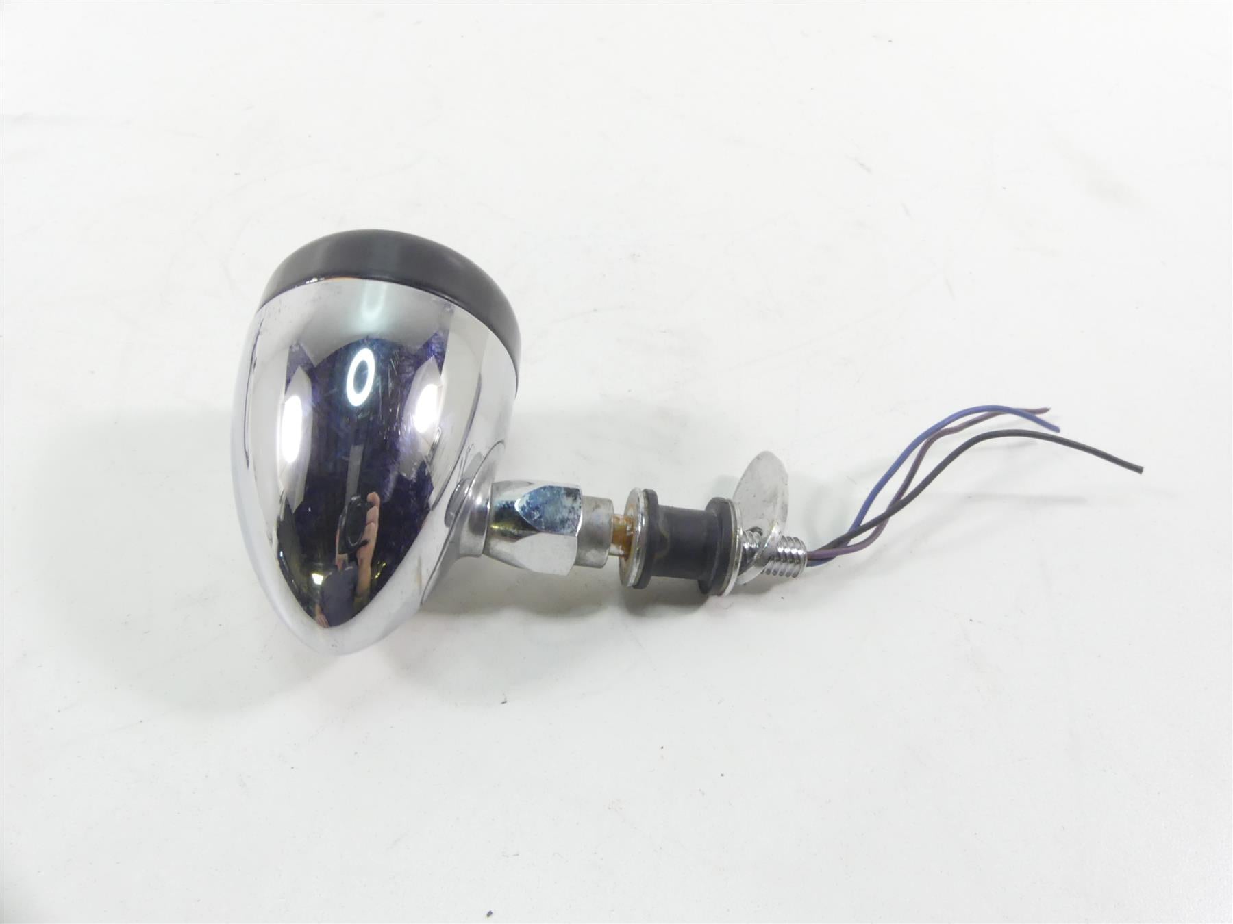 2013 Harley FXDWG Dyna Wide Glide Rear Chrome Bucket Turn Signal 68461-09 {{ shop.shopifyCountryName }} - Mototech271