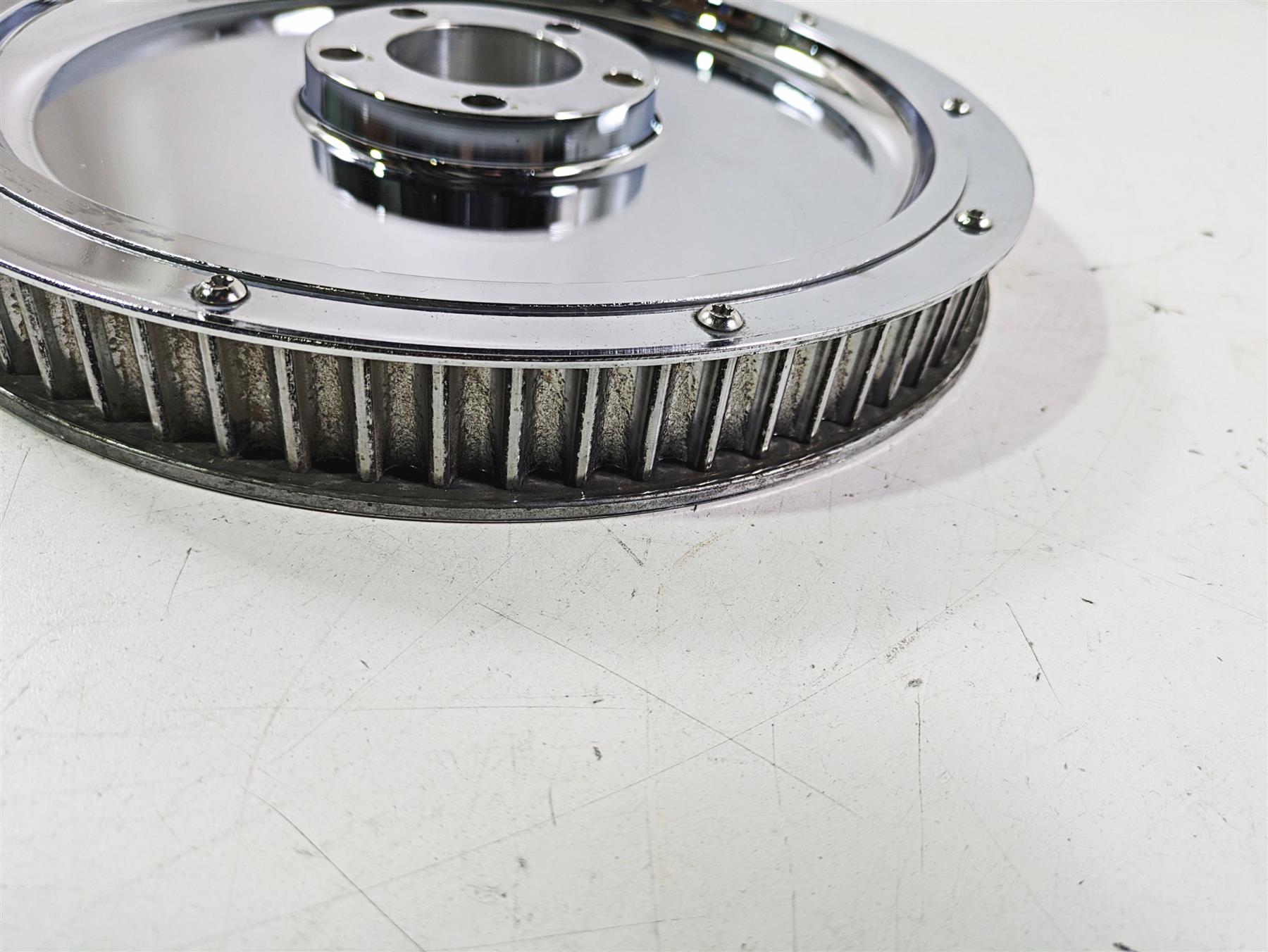 2005 Harley Softail FLSTFSE CVO Fat Boy Rear Chrome Drive Sprocket 70T 46624-03 {{ shop.shopifyCountryName }} - Mototech271