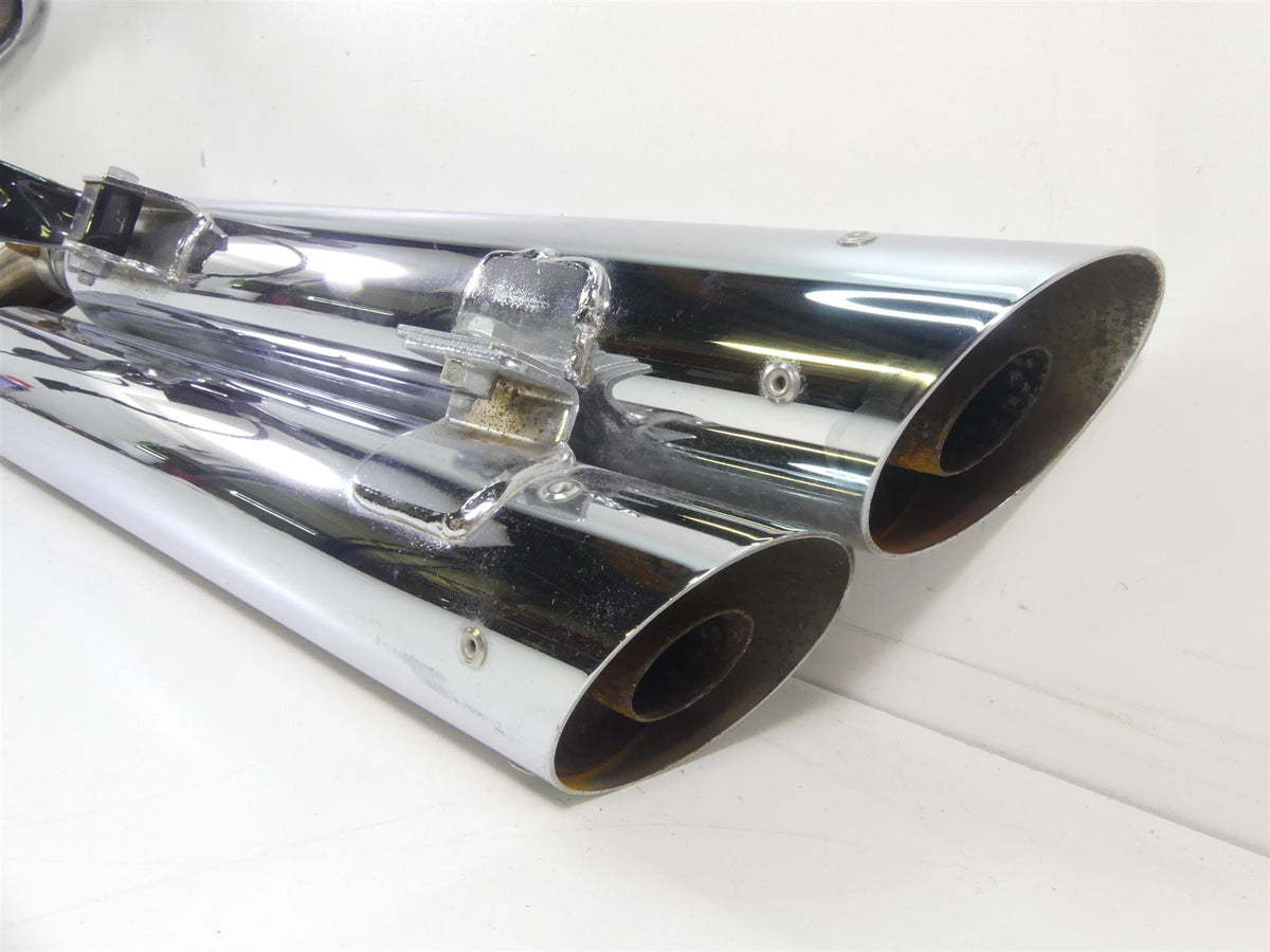 2009 Harley FXDF Dyna Fat Bob Oem Exhaust Header Muffler System 64984-08A {{ shop.shopifyCountryName }} - Mototech271