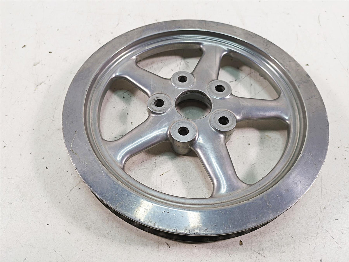 2009 Harley FXCWC Softail Rocker C Rear Drive Belt Pulley 66T 1" 40585-08 {{ shop.shopifyCountryName }} - Mototech271