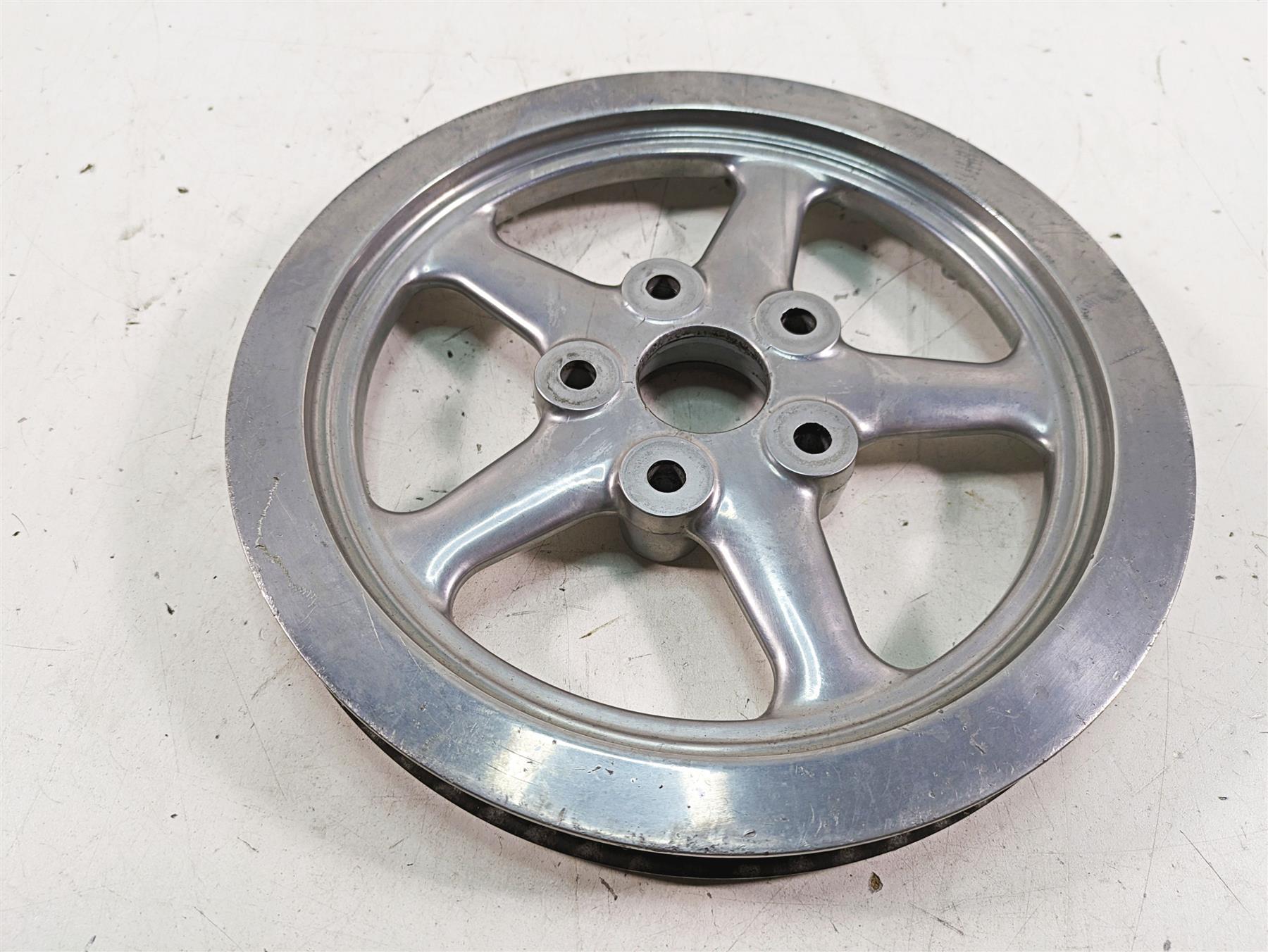 2009 Harley FXCWC Softail Rocker C Rear Drive Belt Pulley 66T 1" 40585-08 {{ shop.shopifyCountryName }} - Mototech271
