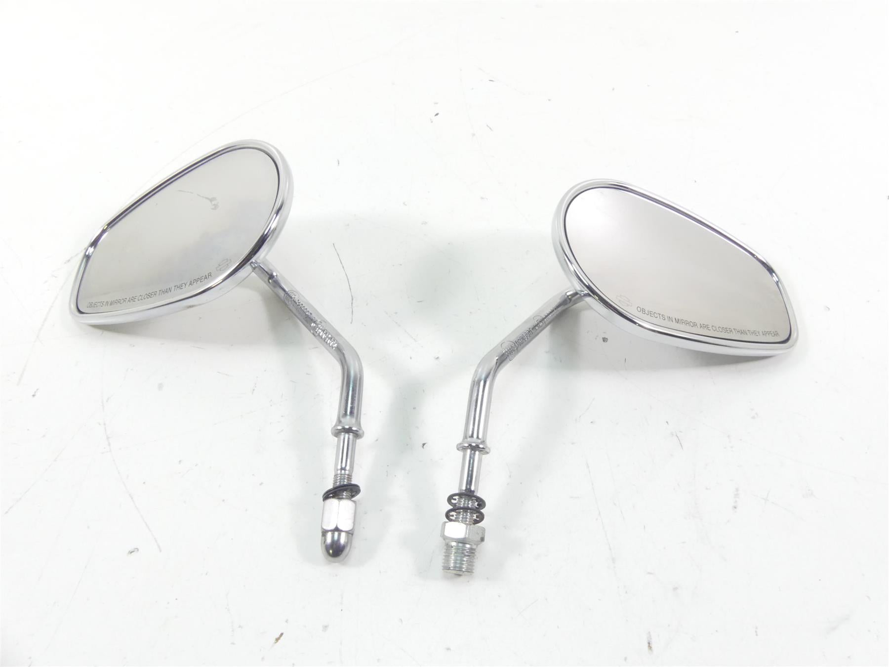 2016 Harley FXDL Dyna Low Rider Rear Chrome View Mirror Set 91840-03B 91845-03B | Mototech271