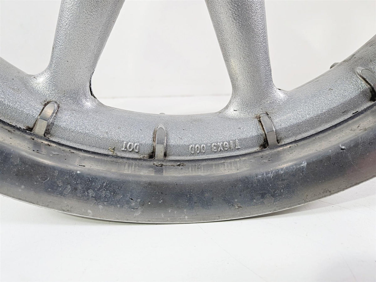 2004 Harley Touring FLTRI Road Glide Straight 9 Spoke 16x3 Front Wheel Rim 43421-00-Mototech271