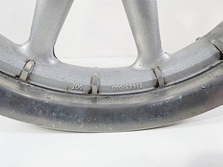 2004 Harley Touring FLTRI Road Glide Straight 9 Spoke 16x3 Front Wheel Rim 43421-00-Mototech271