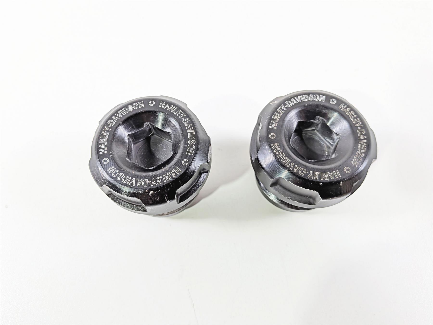 2024 Harley Softail FXLRST Low Rider Fork Tube Top Caps Nut Bolts Set 45500395 {{ shop.shopifyCountryName }} - Mototech271