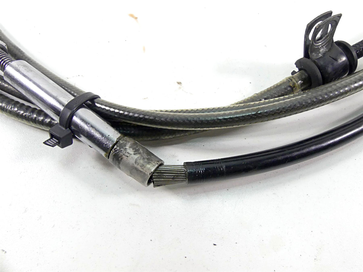 2011 Harley Softail FXS Blackline 12.5" Ape Hanger Throttle & Brake Line Set {{ shop.shopifyCountryName }} - Mototech271