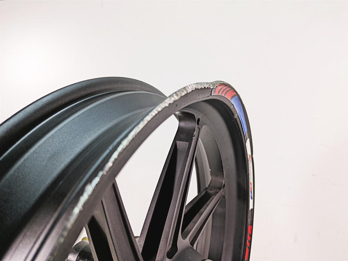 2015 BMW S1000RR K46 17x3.5 HP4 Front Wheel Rim - Damaged 36318548892 {{ shop.shopifyCountryName }} - Mototech271