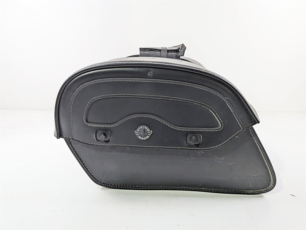 1997 Honda GL1500 CA Valkyrie Viking Bags Leather Saddle Bag Saddlebag Set-Mototech271
