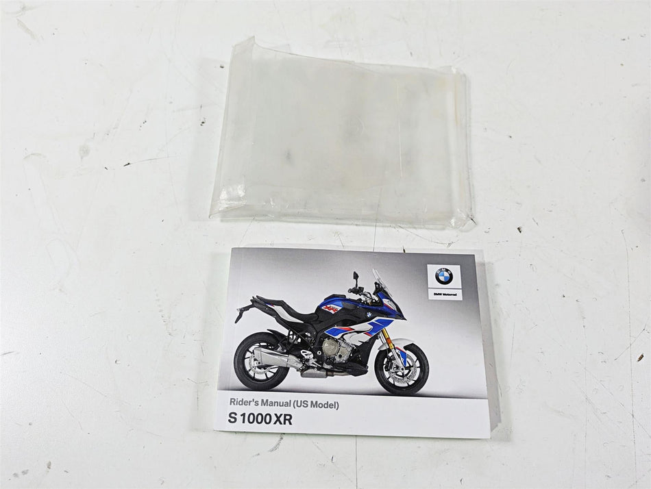 2019 BMW S1000XR K49 Owners Manual Booklet 01409467217 {{ shop.shopifyCountryName }} - Mototech271