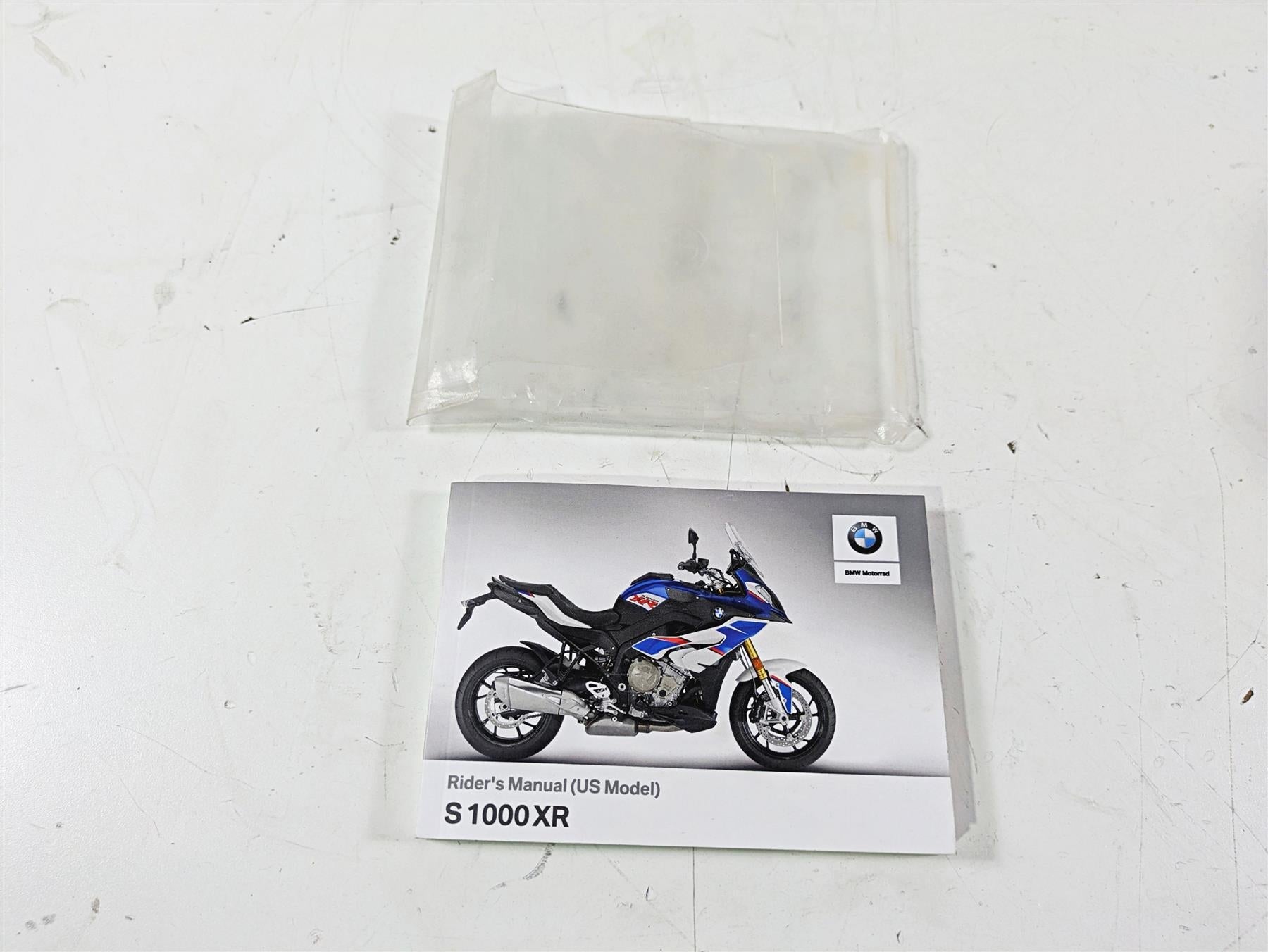 2019 BMW S1000XR K49 Owners Manual Booklet 01409467217