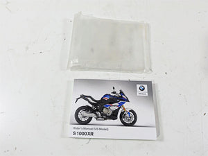 2019 BMW S1000XR K49 Owners Manual Booklet 01409467217