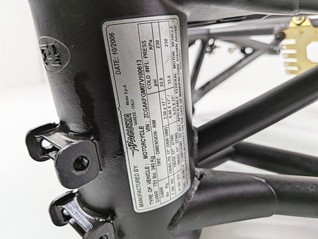 2007 Mv Agusta F4 1000R 312 Main Frame Chassis With Texas Salvage Title -Read 80A0B1662-Mototech271