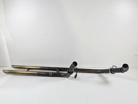 2020 Harley Softail FXST Standard Straight Home Made Drag Pipes Slash Cut {{ shop.shopifyCountryName }} - Mototech271