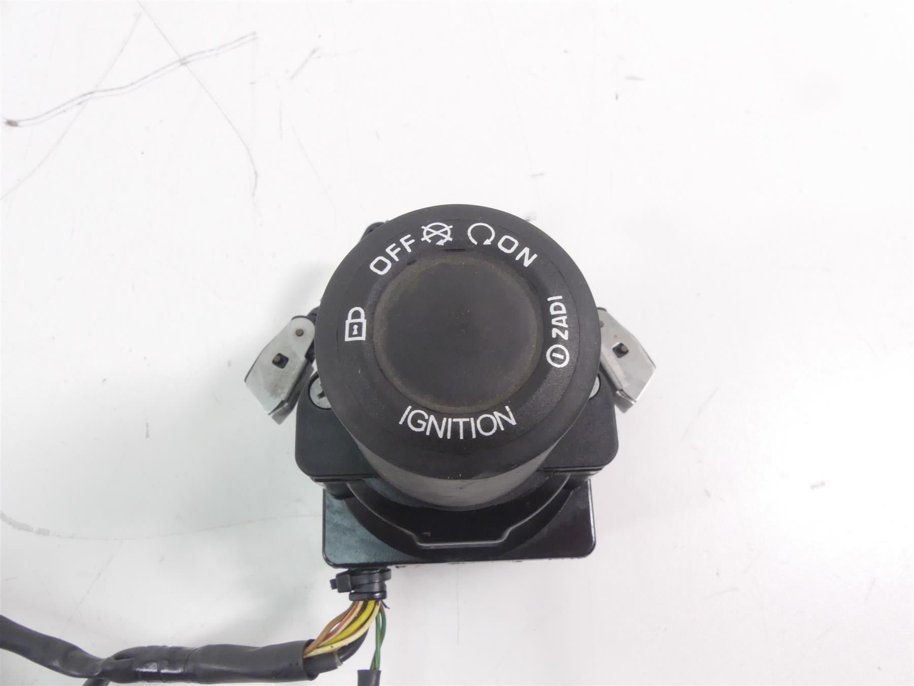2015 Ducati Diavel Carbon Red Hands Free Ignition Switch Key Cap Set 59821232A {{ shop.shopifyCountryName }} - Mototech271