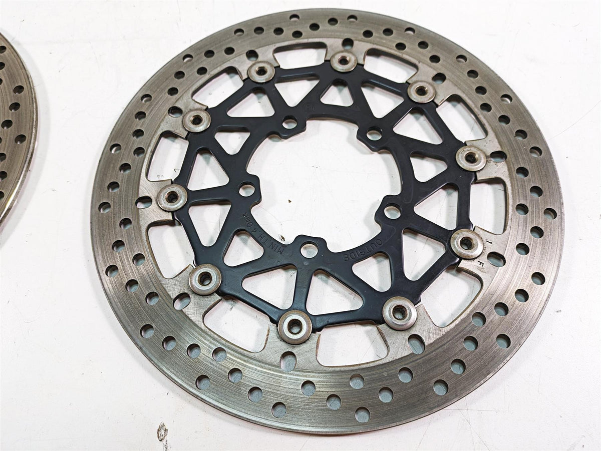 2012 Triumph Tiger 800XC ABS Brembo Front Brake Disc Rotor Set T2024400 {{ shop.shopifyCountryName }} - Mototech271