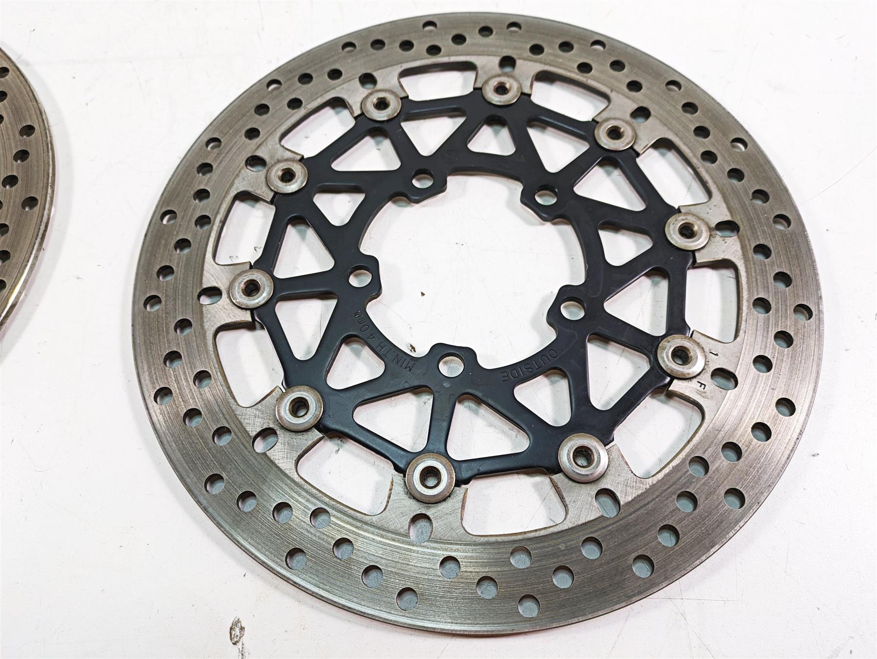 2012 Triumph Tiger 800XC ABS Brembo Front Brake Disc Rotor Set T2024400 {{ shop.shopifyCountryName }} - Mototech271
