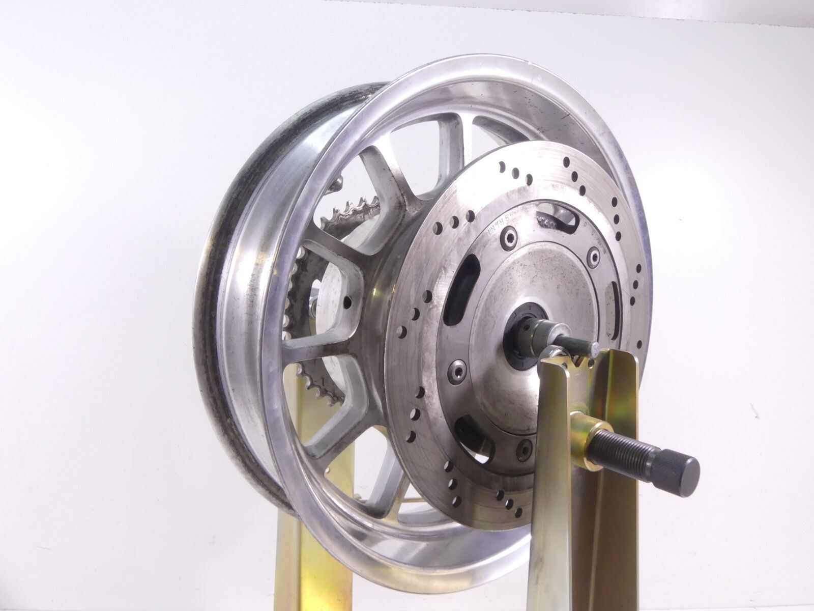 2013 Triumph America EFI Straight Rear Wheel Rim 15x4 + Brake Rotor T2015552 {{ shop.shopifyCountryName }} - Mototech271