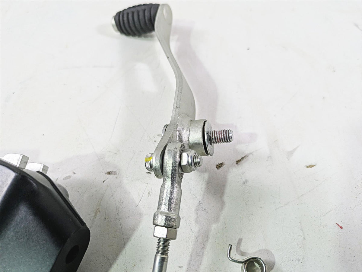 2022 Ducati Scrambler Desert Sled Left Front Foot Peg Mount & Shifter 82433661A {{ shop.shopifyCountryName }} - Mototech271