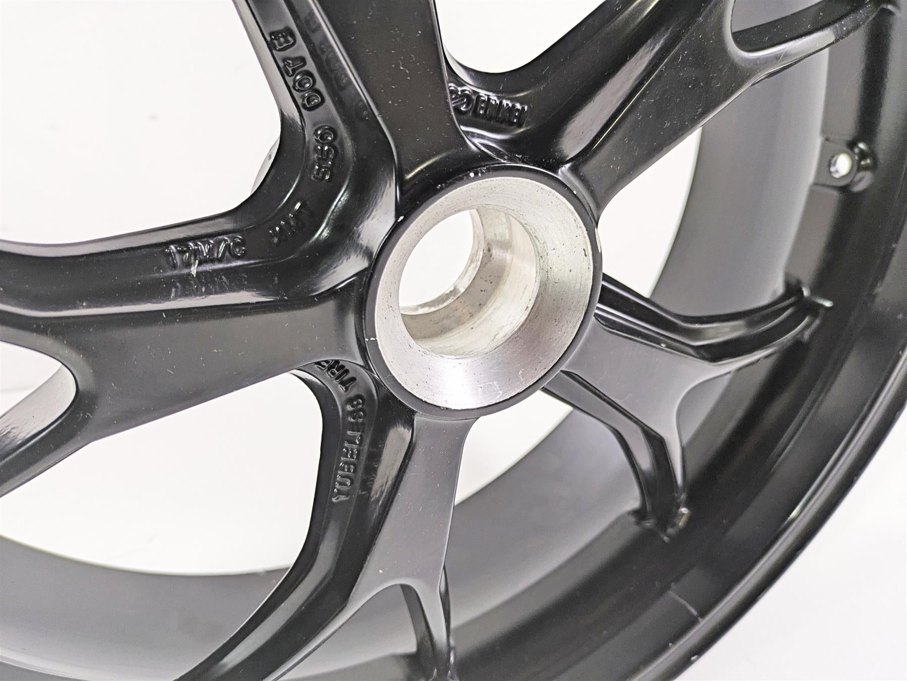 2012 Ducati Streetfighter 848 Straight Rear Wheel Rim 17x5.5 Enkei 50211331AB {{ shop.shopifyCountryName }} - Mototech271