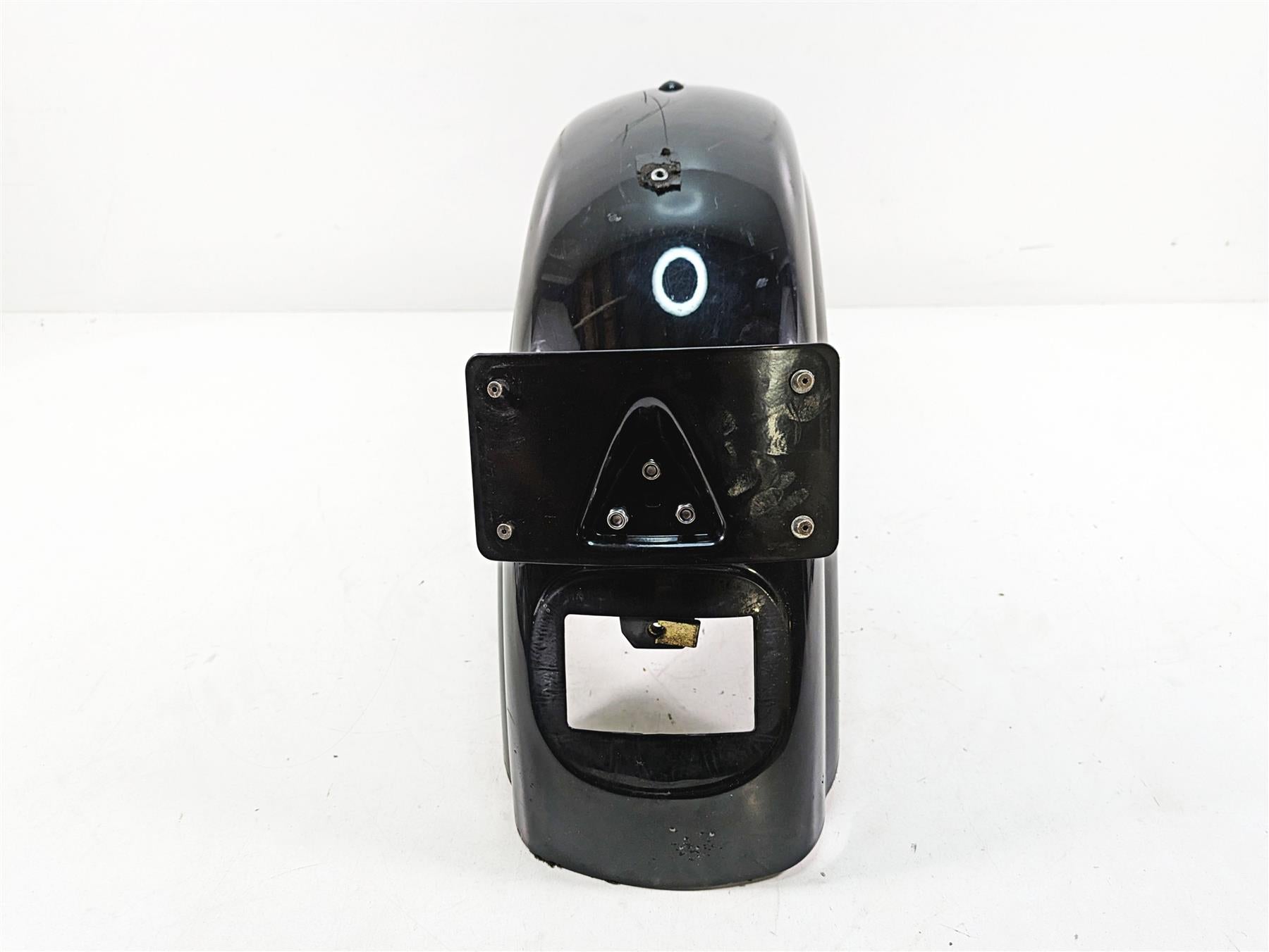 2005 Harley Dyna FXDL Low Rider Rear Fender Vivid Black Silver Stripes 59634-02 {{ shop.shopifyCountryName }} - Mototech271