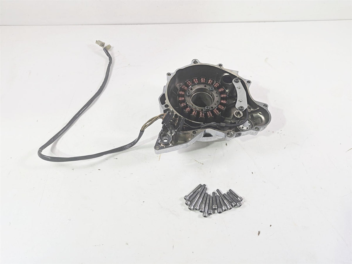 2006 Yamaha XVS650 V-Star Classic Chrome Engine Cover & Stator 4TR-15411-00-00 {{ shop.shopifyCountryName }} - Mototech271