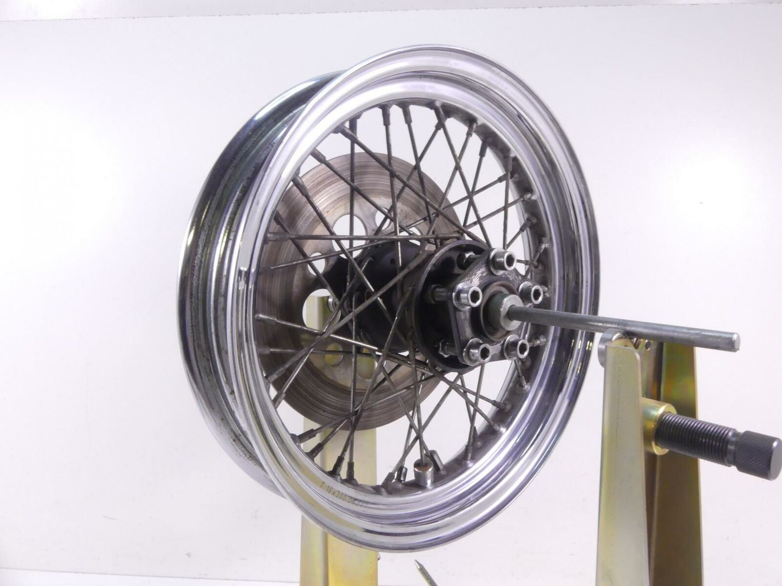 1995 Harley FXSTS Softail Springer Rear Wheel Rim 16x3 - Read 43085-81 40976-86A {{ shop.shopifyCountryName }} - Mototech271