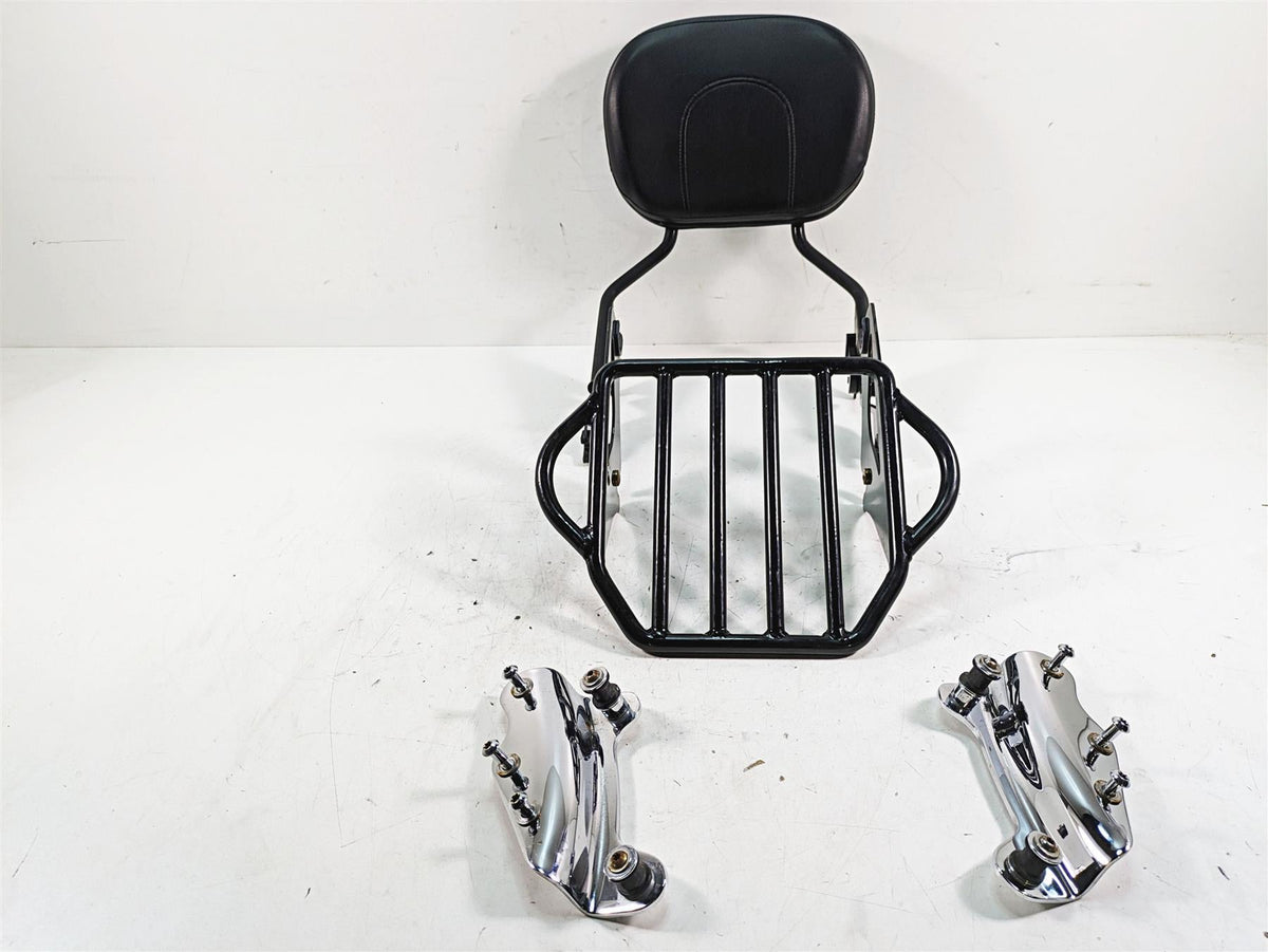 2013 Harley Touring FLHX Street Glide Sissy Bar Luggage Rack & Mounts Set -Read {{ shop.shopifyCountryName }} - Mototech271