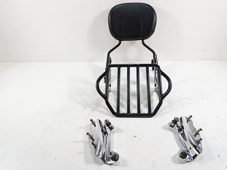 2013 Harley Touring FLHX Street Glide Sissy Bar Luggage Rack & Mounts Set -Read {{ shop.shopifyCountryName }} - Mototech271