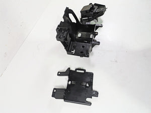 2009 Harley Touring FLHX Street Glide Battery Tray Electric Holders 66281-09B | Mototech271