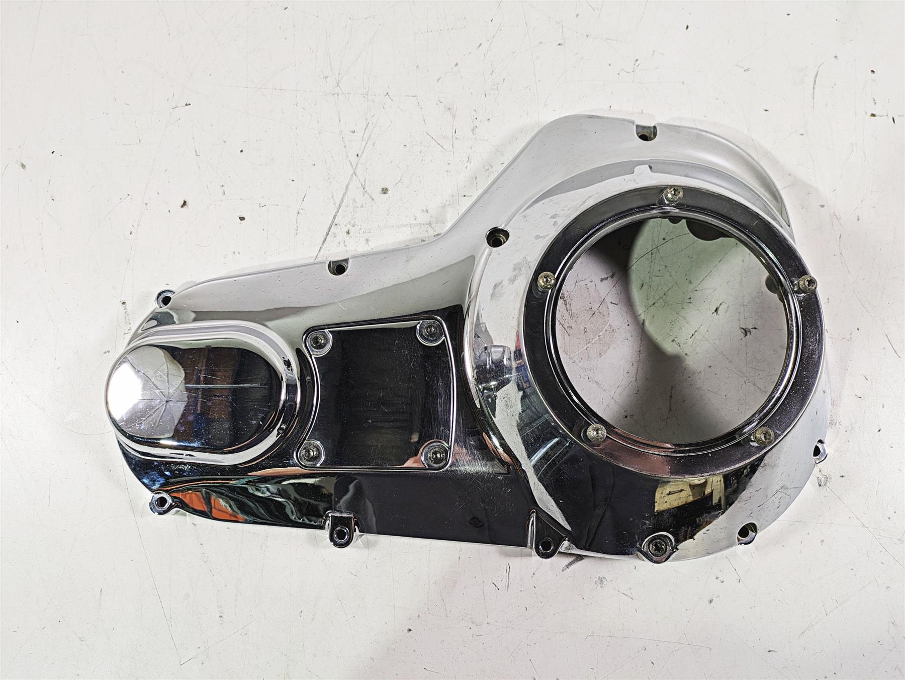 2003 Harley Touring FLHTCUI 100TH E-Glide Outer Primary Clutch Cover 60685-99 {{ shop.shopifyCountryName }} - Mototech271