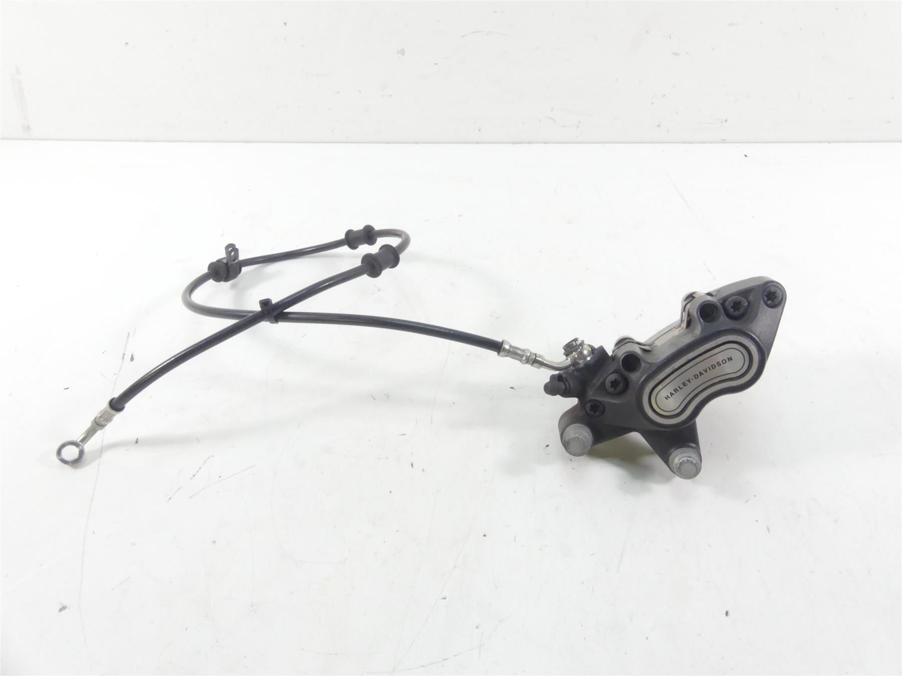 2016 Harley FLS Softail Slim Front Brake Caliper + Line 41300095 {{ shop.shopifyCountryName }} - Mototech271