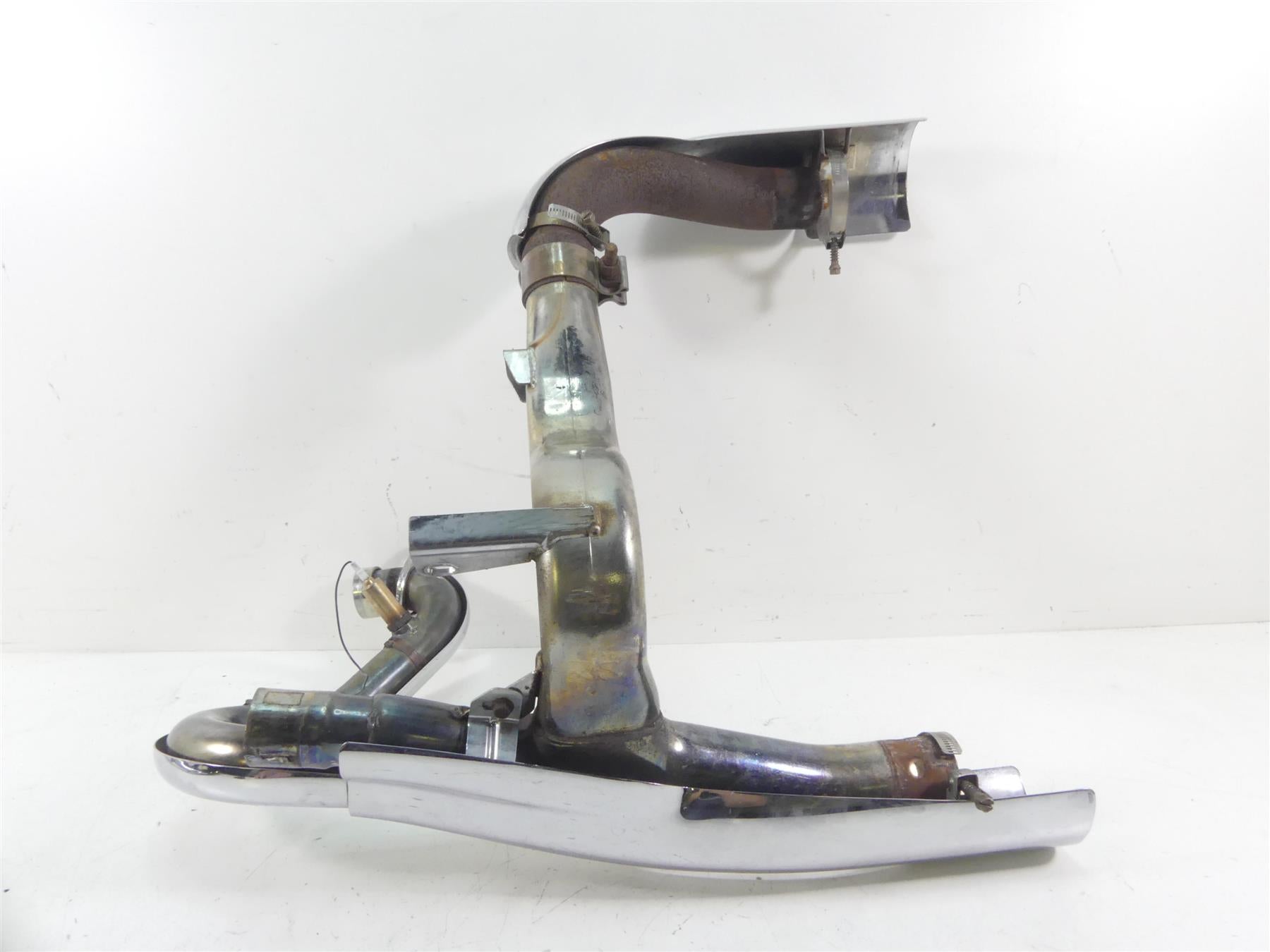 2011 Victory Vision Tour Oem Exhaust Header Manifold Pipe Chrome Set 1262072 {{ shop.shopifyCountryName }} - Mototech271