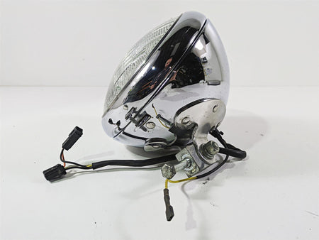 2003 Harley FLSTC Softail Heritage 100th 7" Chrome Headlight Lamp 67903-00 {{ shop.shopifyCountryName }} - Mototech271