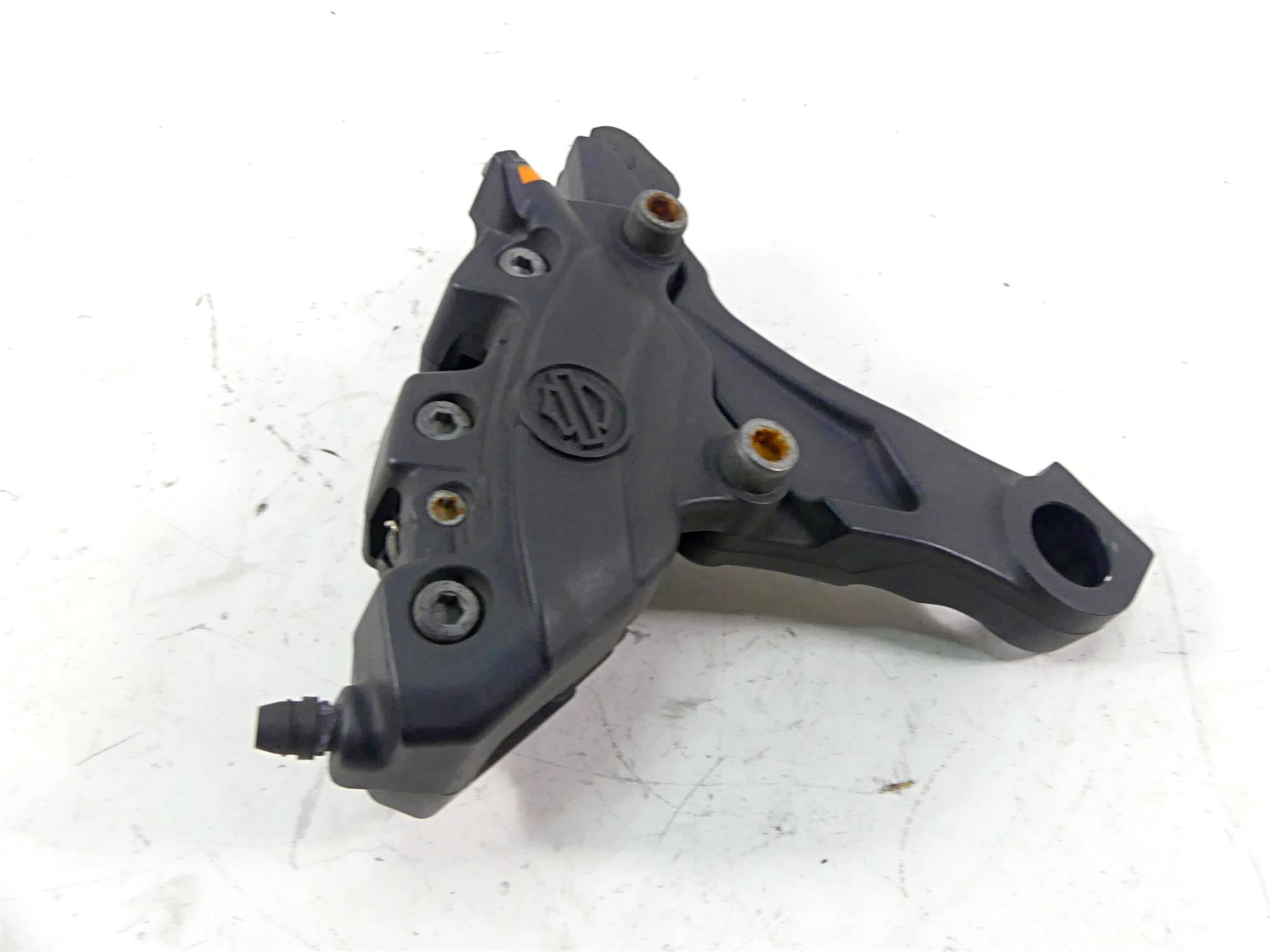 2008 Harley Touring FLHX Street Glide Rear Brake Caliper & 1" Bracket 44080-08C {{ shop.shopifyCountryName }} - Mototech271
