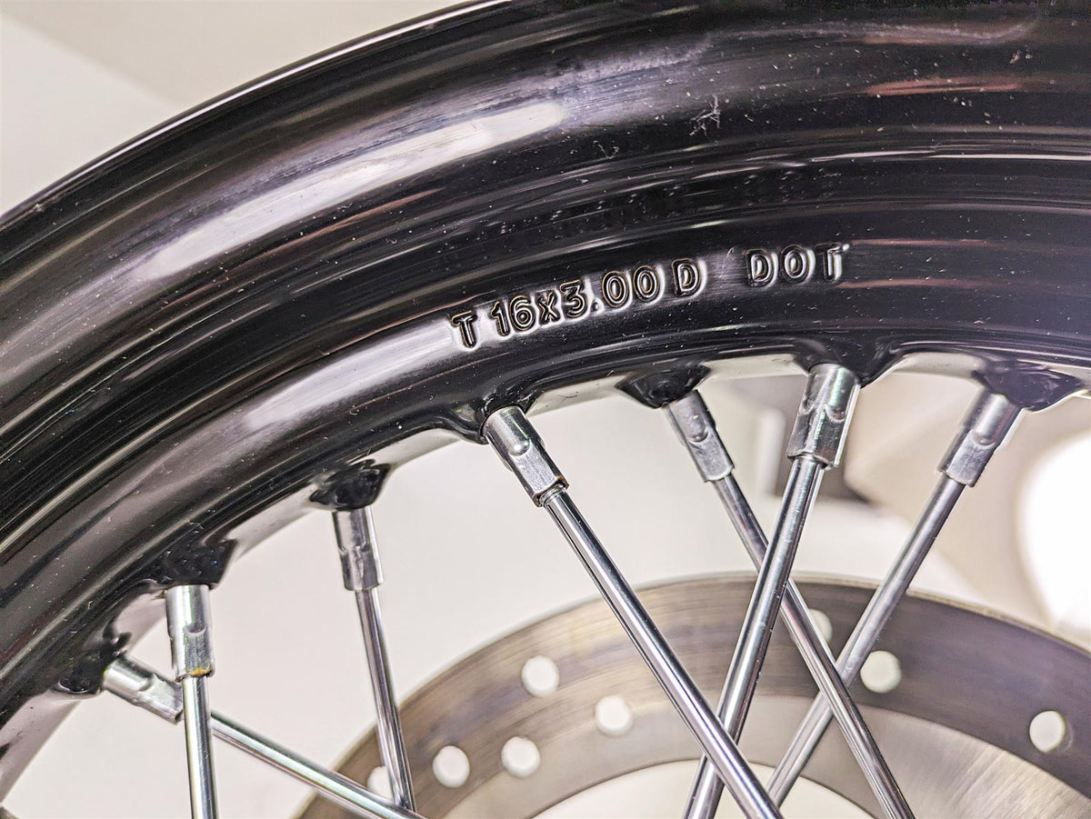 2019 Harley FLHCS Softail Heritage Straight 16x3 Rear Wheel Spoke Rim 40900488 {{ shop.shopifyCountryName }} - Mototech271