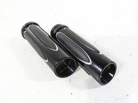 2015 Harley Touring FLHXS Street Glide Arlen Ness Black Deep Cut Grips 07-053 {{ shop.shopifyCountryName }} - Mototech271