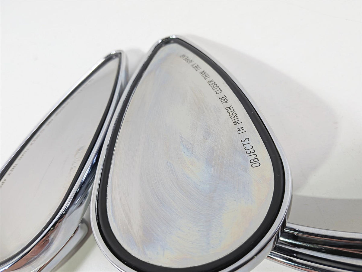 2014 Harley Touring FLHTK Electra Glide Willie G Teardrop Chrome Mirror 56000394-Mototech271