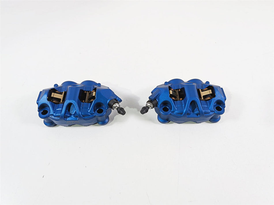2022 BMW S1000RR K67 M-Series Blue Front Brake Calipers 34117106087 34117106088