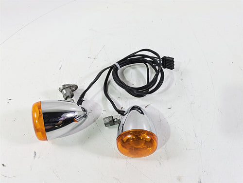 2002 Harley Dyna FXDL Low Rider Front Blinker Turn Signal Set 68972-00 | Mototech271