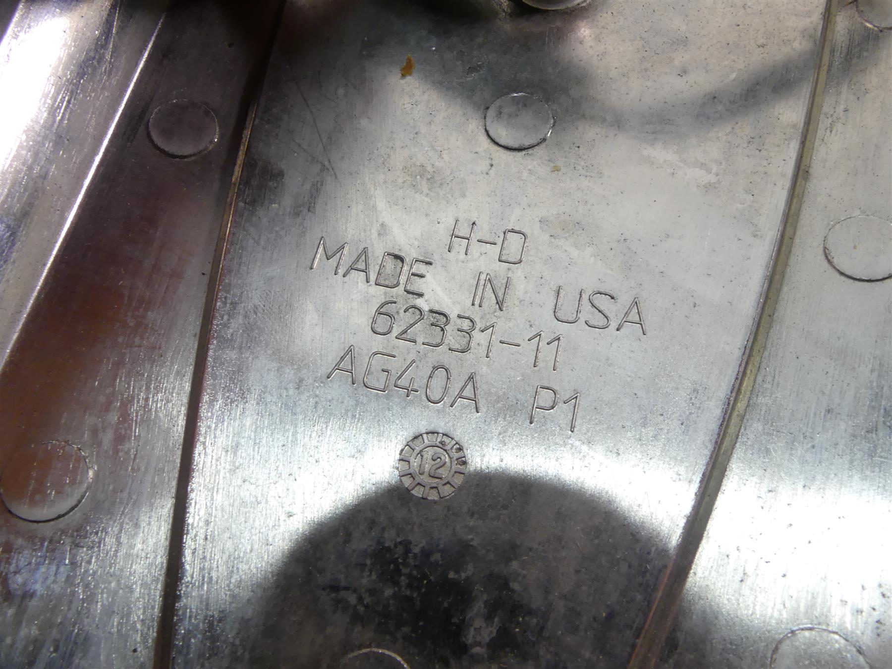 2012 Harley CVO FLHX SE3 Street Glide Fuel Tank Cover Console Dash 62331-11 {{ shop.shopifyCountryName }} - Mototech271