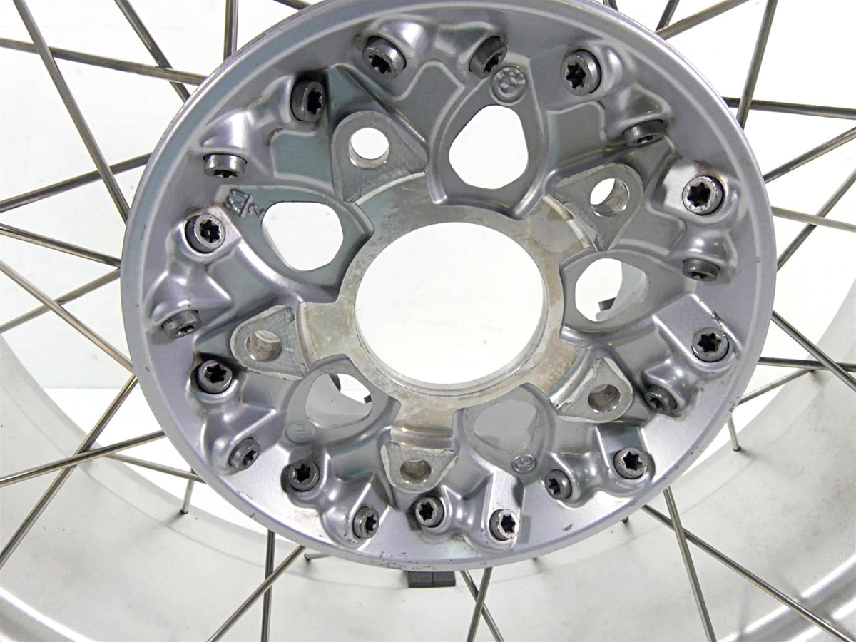 2014 BMW R1200GS K50 Straight 17x4.5 Cross Spoke Rear Wheel Rim 36318526651 {{ shop.shopifyCountryName }} - Mototech271