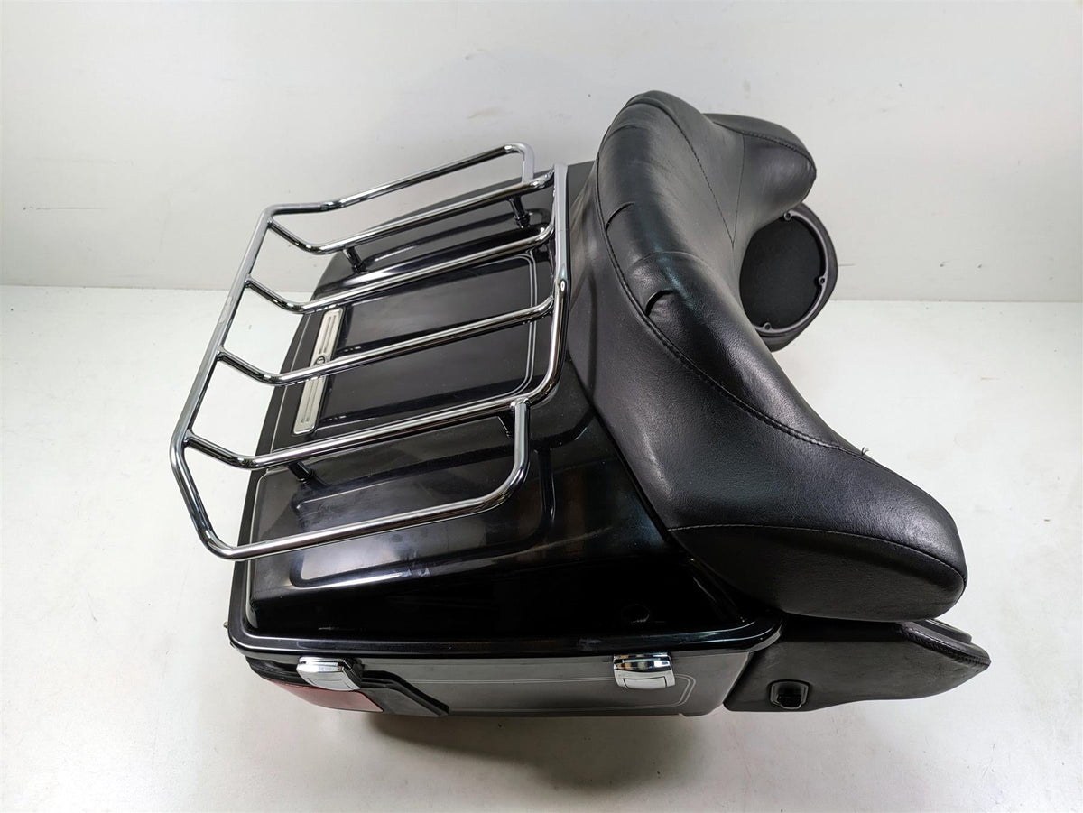 2006 Harley Touring FLHTCUI Electra Glide Vivid Black Silv Stripe Trunk 53128-06 {{ shop.shopifyCountryName }} - Mototech271