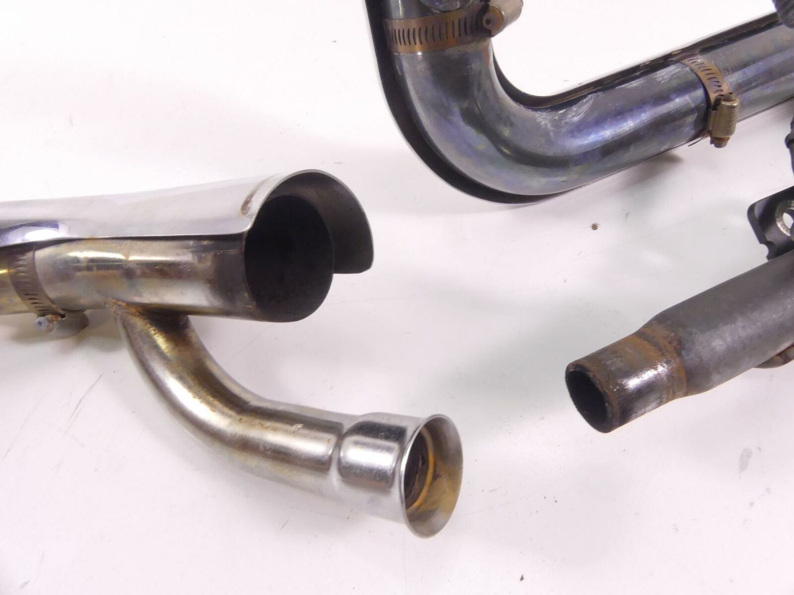 2009 Harley FXCW Softail Rocker Exhaust Pipe Headers Manifold Set +Mount 66795-0 {{ shop.shopifyCountryName }} - Mototech271